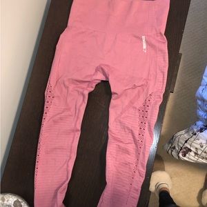 Pink Gymshark leggings. Size S